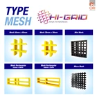 FRP Molded Grating - HI-Grid - Mesh Size: 38x38mm; Panel Size Available: 1000x4000mm; 2