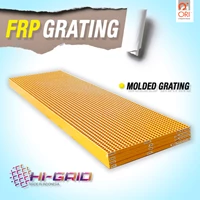 FRP Grating Molded - HI-Grid - Mesh Size: 38x38mm; Panel Size Available: 1000x2000mm